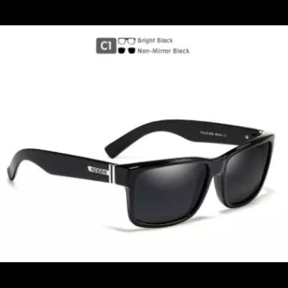 KDEAM Square Polarized Sunglasses Men Sports Style